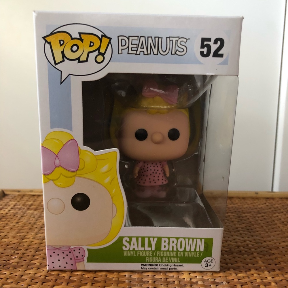 Peanuts Funko Pop Lot3 w/ Linus, Lucy & SallyBrown